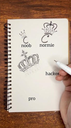 how to draw letter C #artnoobcore