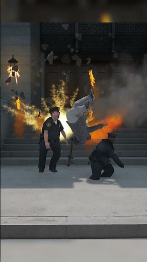 NPC made one final move 😈 #gtaiv #physics