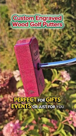 A custom engraved putter is the perfect gift for yourself or a loved one.#timbertouch #gift #putter