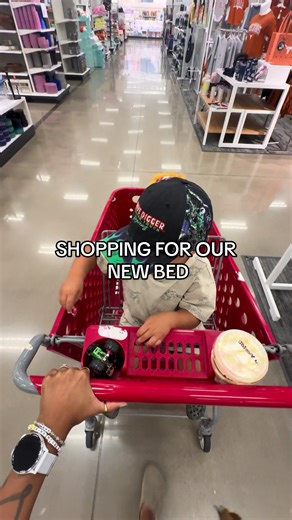 Excited Shopping for New Bed Sheets at Target