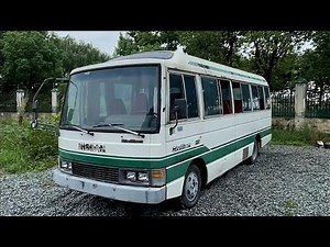 I Renovation a classic 1982 Nissan Civilian bus and converted it into a camper.