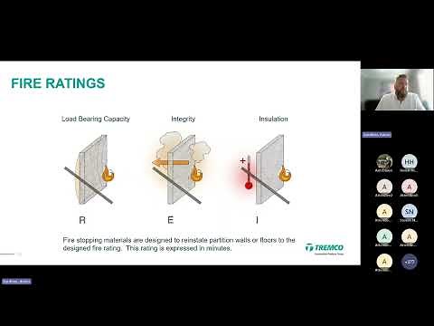 'Firestopping - A Guide to Getting it Right' presented by Aaron Gardiner