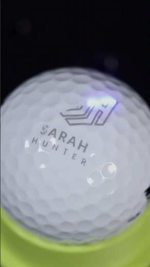 Custom Golf Ball Engraving with the ComMarker Omni! Monogram & Name #velfcreations #commarker