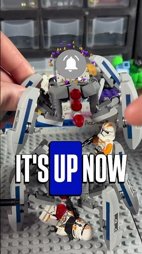 Want to build this Lego Crab Droid? 🧱 Full Tutorial Linked!