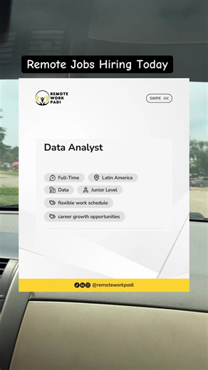 Work anywhere. Work smarter. RemoteWorkPadi brings you inclusive, scam-free opportunities designed to match your skills and preference. With flexibility that puts you in control: - Work from anywhere - Apply to Verified and scam free jobs - Explore Inclusive opportunities Your remote career starts here www.remoteworkpadi.com Tag a remote job seeker who needs this! #remoteworkpadi #remotejobs #remotework #workfromhome #futureofwork