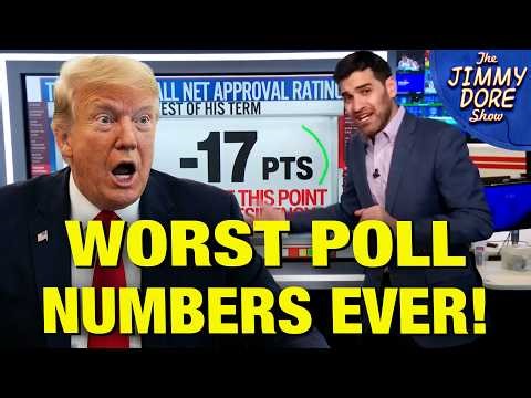 Trump Approval Ratings COLLAPSING Over Iran War & Inflation!