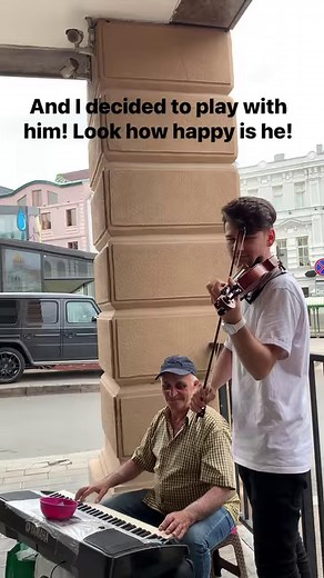 5.3K views · 234 reactions | I saw this person playing this famous #georgian  song on the #piano and decided to play with him on the #violin #davidbay #davidbaymusic #talent #tbilisi #talent #musicians #music #musician | David Bay | Facebook