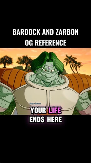 Bardock And Zarbon Og Reference 🤯 #crashout #bardock #sparkingzero #dragonball #dbz