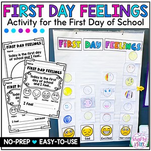 First Day of School Activities First Day Jitters | Back to School SEL Lesson