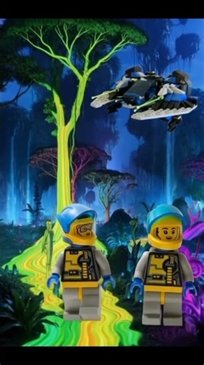Lego Unitrons Pandora Exploration - Tribute To Avatar#afol #legovintage #legospace