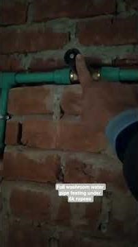 Full washroom water pipe feeting under 6k rupees