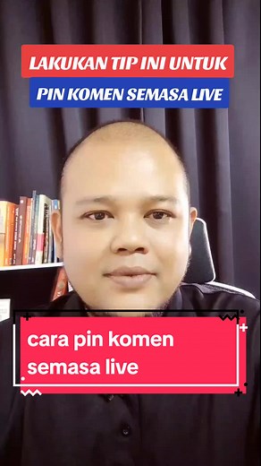 CARA PIN KOMEN SEMASA LIVE di TikTok
