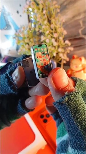COUNTING MY TEN TINY IPHONE 17 PRO MAX AND IPAD MINI #smartphone #tech #fyp #shorts #iphone