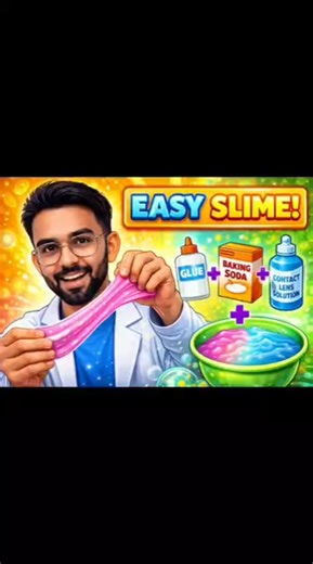 Easy Slime Recipe for Kids! | Fun DIY Slime with Glue & Baking Soda