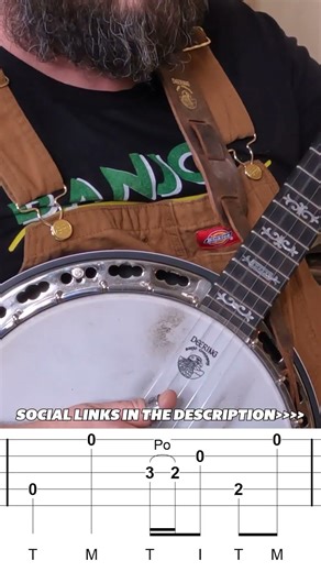 Banjo licks for beginners D lick #3