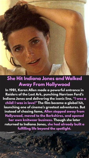 She Hit Indiana Jones and Walked Away From Hollywood!