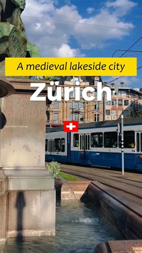 Zurich, a lakeside city of finance and art #looktrip #zurichtravel #switzerlandtravel #zurich #swiss