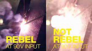 3.4K reactions · 430 shares | Rebel EMP 205ic AC/DC is the first ever TRUE all-process, dual-voltage machine – complete with MIG, Flux-Cored, STICK, DC TIG – and now AC TIG – capabilities. It offers best-in-class performance in the most portable, durable, go-anywhere, weld-anything package on the market today. | ESAB North America | Facebook