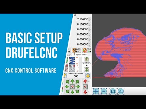 Basic setup DrufelCNC motion control software