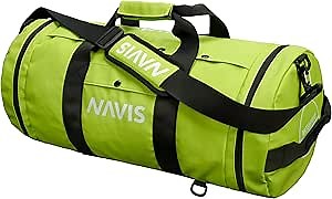 NAVIS MARINE Sailing Bag Waterproof Duffel Backpack Multifunction use for Boating Fishing Watersports Fluorescent (Yellow 40L)