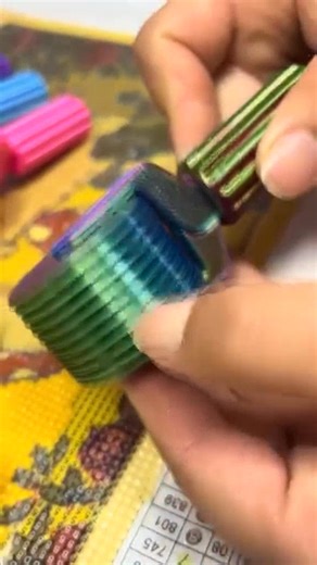 Never press diamonds by hand again!  This 3D-printed roller gives your diamond art a perfect finish — smooth, aligned, and pro-level gorgeous. A must-have for crafters who love flawless results. Roll, shine, and frame your masterpiece! ✨ https://t.site/47DdPwm | Criptecout | Facebook