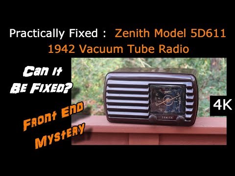 HOLIDAY RESURRECTION: The 83 Year Old Radio That Almost Got Trashed | Vintage Vacuum Tube Tech [4k]