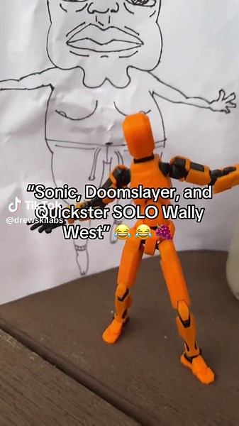 They don’t stand a chance! 😂 ⚡️ Wally West Dummy 13 Action Figure (I’m releasing doomslayer next week!) #wallywest #superheroes #customactionfigures #actionfigures #dummy13 #dc #flash #robin #teentitansgo #teentitans #doomguy #sonicthehedgehog