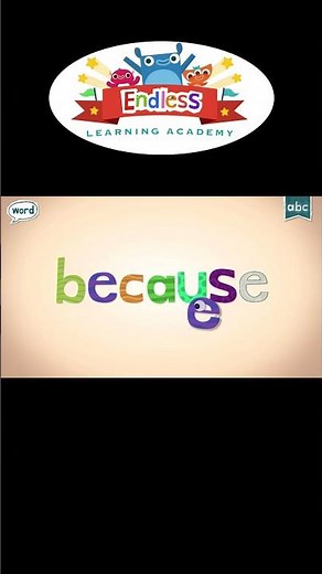 Endless Reader: Letter B and the Word Because - A Step-by-Step Guide | Part 1 #shorts