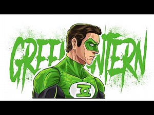 How I draw Green Lantern