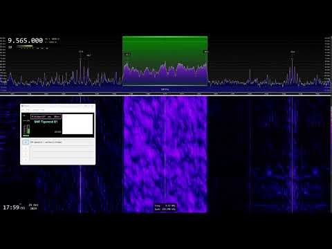 Radio Romania International DRM / 9570 kHz - Shortwave Reception (Sign-In)