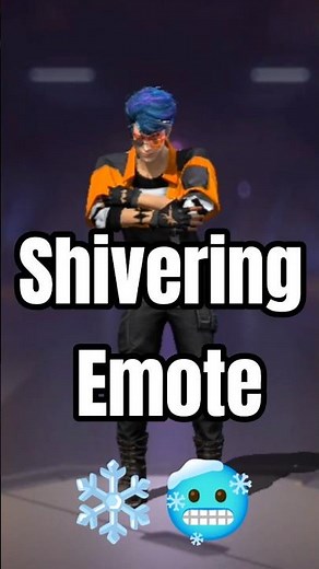 Shivering Emote ❄️🥶 | Cold Vibes Entry in Free Fire #freefire #viral #trending #shorts #video