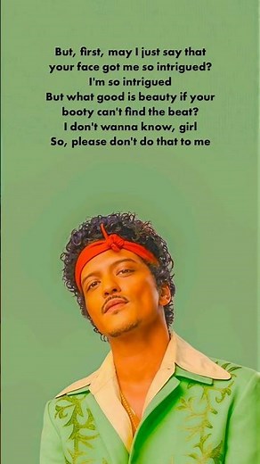 Bruno Mars — I Just Might (Lyrics)