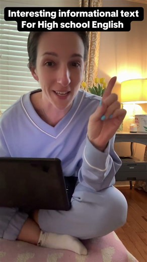 Interesting informational text For High school English #englishteachers #elateacher #englishteacher