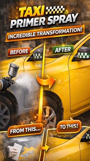 This Taxi Primer Spray Transformation Is INSANE! 😱