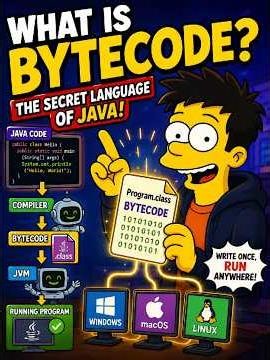 Java Bytecode Explained in 60 Seconds! 🚀 #Shorts #tech #computerscience