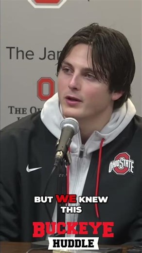 Julian Sayin on Celebrating Beating Michigan with Buckeye Nation