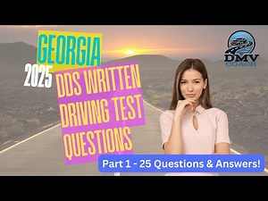 2025 Georgia DDS Written Driving Permit Test Study Guide - Part 1