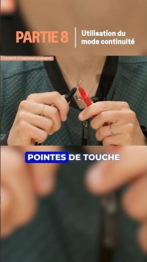 Le mode continuité d’un multimètre 🔍 Détectez les coupures de circuit ! #shorts