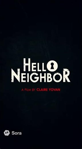 Hello neighbor trailer AI film