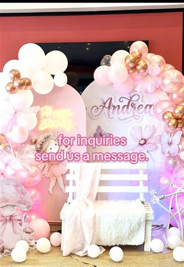 First-Time Birthday & Christening Backdrop Setup