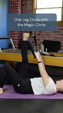 Pilates One Leg Circle Magic Circle | Pilates Ring #matpilates