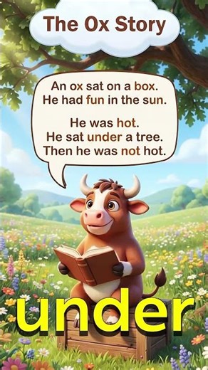 The Ox Story 🐂📦| Phonics for Kids | Short O/U Sounds