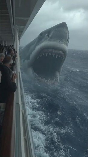 Tourists Freak Out as 50-Foot Shark Follows Cruise Ship in Maldives