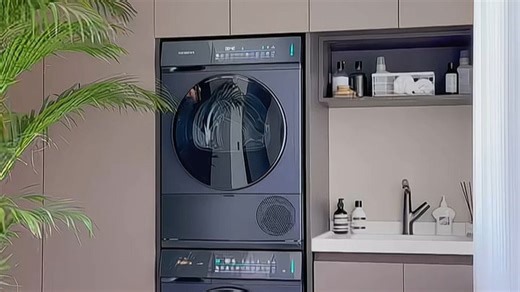 西门子（SIEMENS）新品小幸熨iQ500超氧套装 10公斤全自动变频滚筒彩屏触控洗衣机蒸汽除皱 深层净洗 热泵烘干机 WG54K7D10W+WQ55K7U1