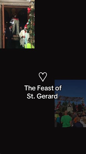For 126 years, thousands have gathered to honor St. Gerard with prayer, procession, and devotion. 🌹Will you be here this year? October 16th-19th, 2025. #stlucyschurch #catholic #stgerard #pray #saints | St. Lucy's Church The National Shrine of Saint Gerard