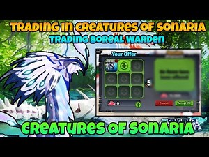 🍄🎉Trading Boreal Warden ❄️ In Creatures Of Sonaria (Roblox)🍄🎉
