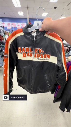 Finding a Harley Davidson Leather Jacket at the Thrift Store