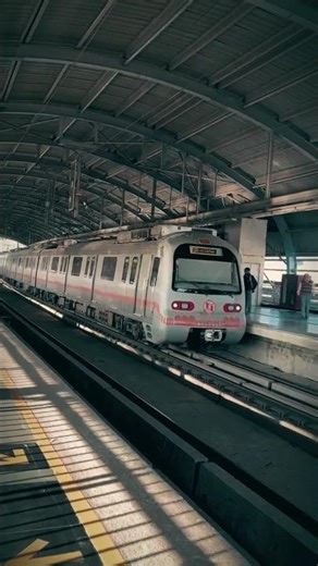 Jaipur Metro entry 🔥❣️ #shorts #ytshorts #train #metrotrains #jaipur #indianrailways #trending