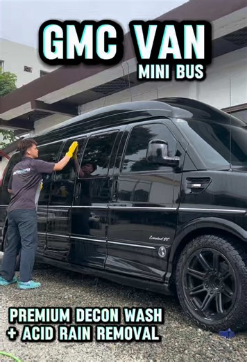 Premium Decon Wash Acid Rain Removal on this Mini Bus 🤣 🔍Free Assessment for your vehicle! 📩 Message us today for booking & inquiries. 📱0976 3130 838 📍𝗟𝗼𝗰𝗮𝘁𝗶𝗼𝗻: Cauayan City, Isabela #carcleanpro #homedetailing #homeservice #detailing #cardetailing