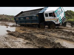 INSANE Heavy-Duty Trucks Battle Through a DEADLY Mud Road | Extreme Off-Road Driving.